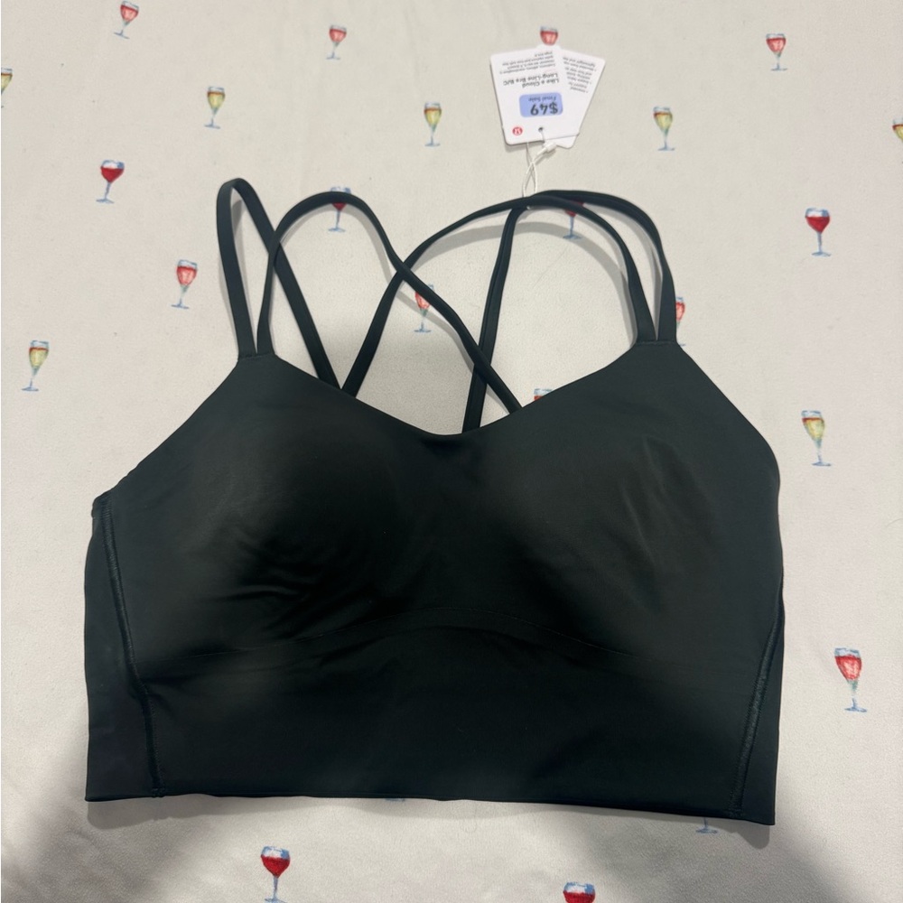 Lululemon Athletica Black Strappy Sports Bra